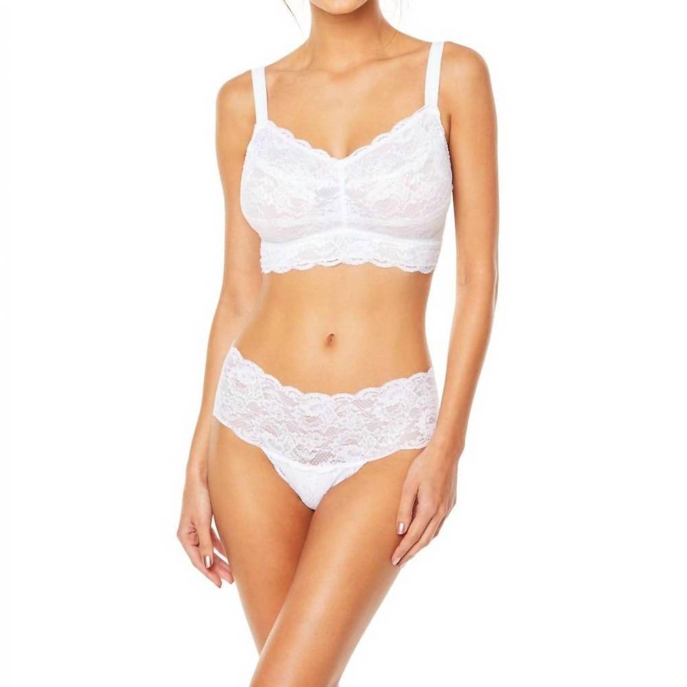 Cosabella White Lace Sports Bra